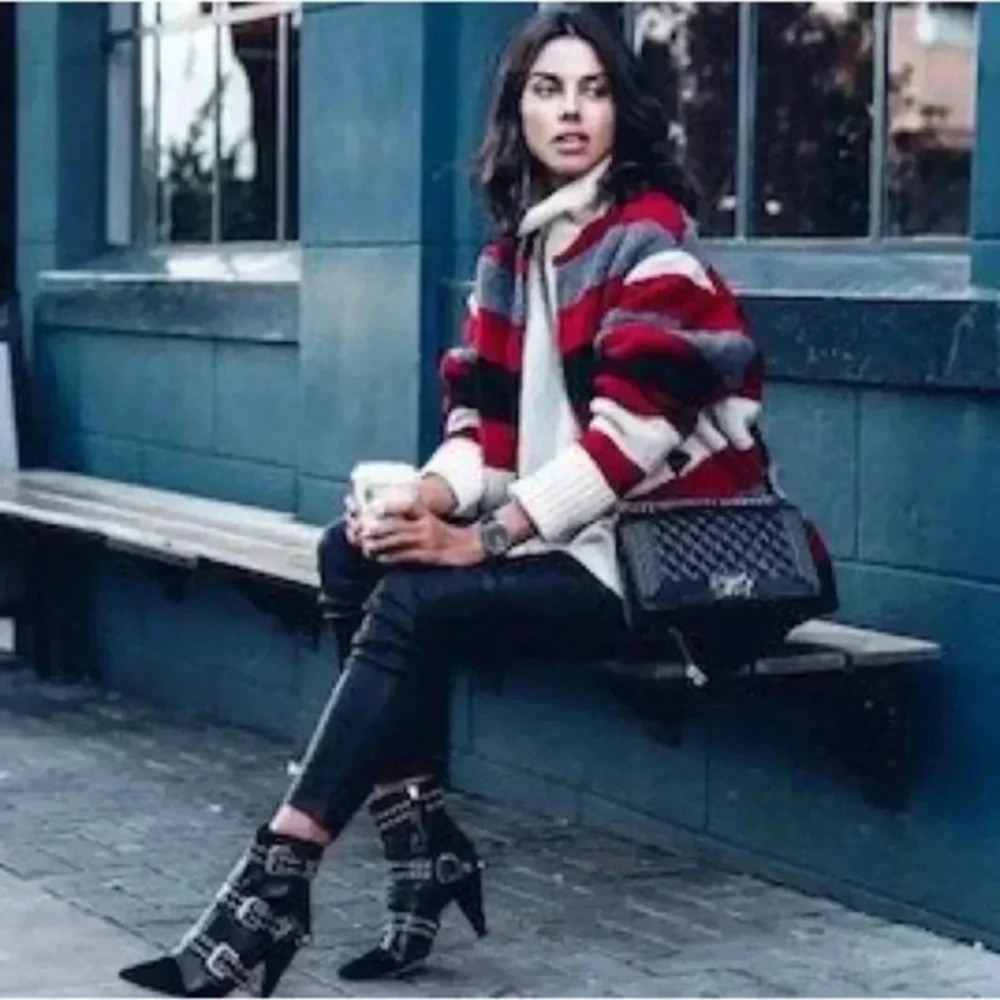 Isabel Marant Red and Gray Striped Jacket - Picture 11 of 16